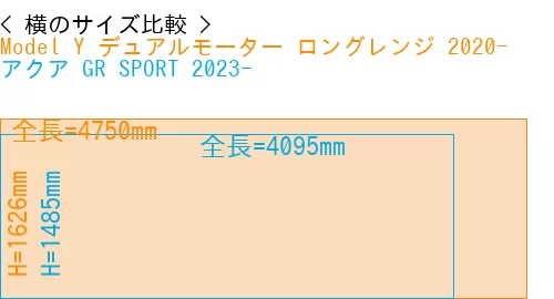 #Model Y デュアルモーター ロングレンジ 2020- + アクア GR SPORT 2023-